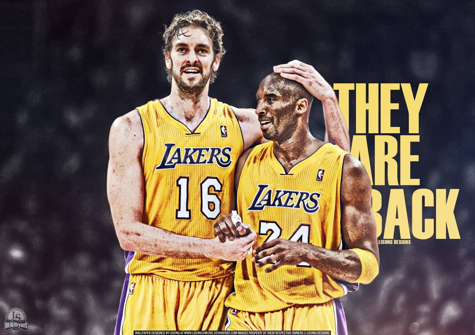 Pau Gasol And Kobe Bryant Wallpaper