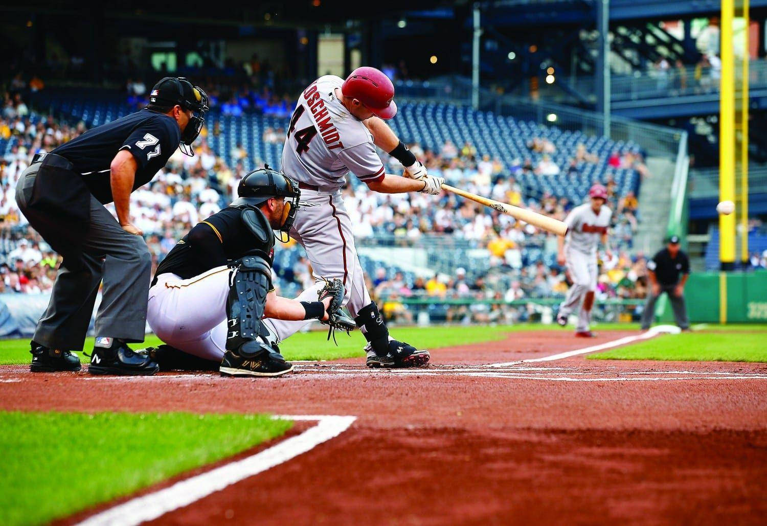 Paul Goldschmidt During Baseball Game Wallpaper