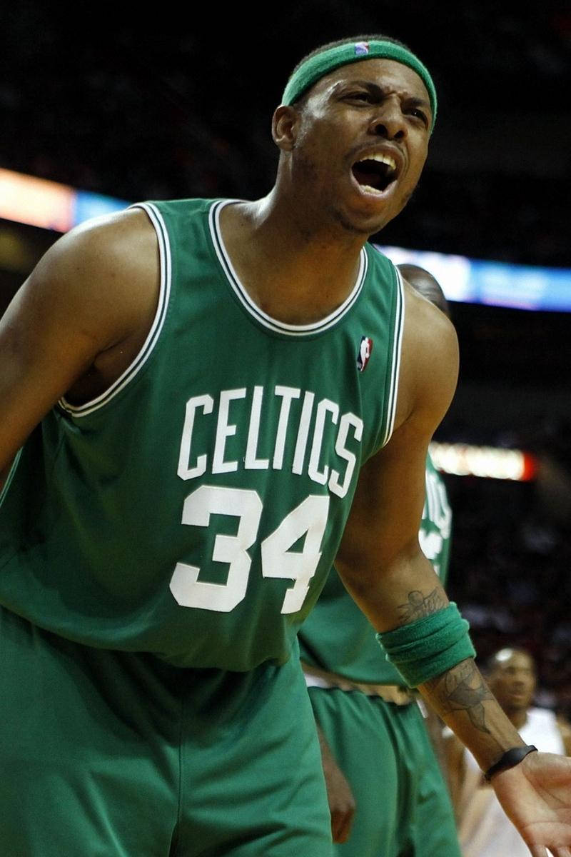 Paul Pierce In Shock While Playing Wallpaper