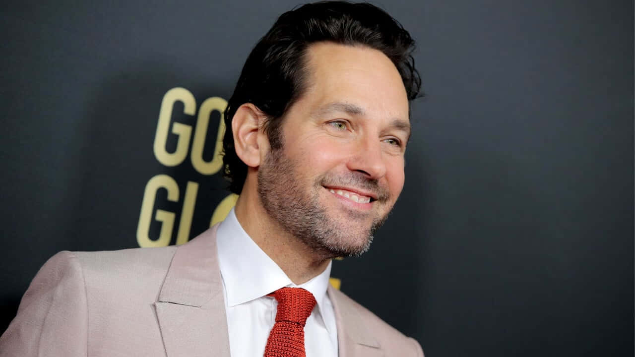 Paul Rudd Striking A Pose Wallpaper