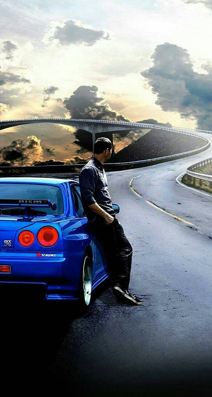 Paul Walker's Iconic Car Wallpaper