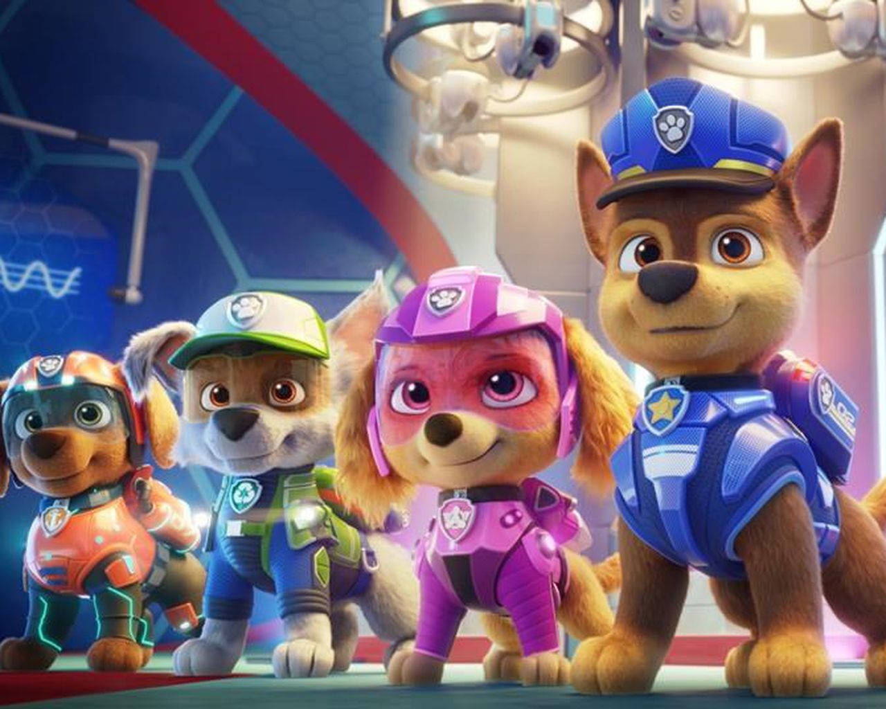 Paw Patrol The Movie Patrol Cast Wallpaper