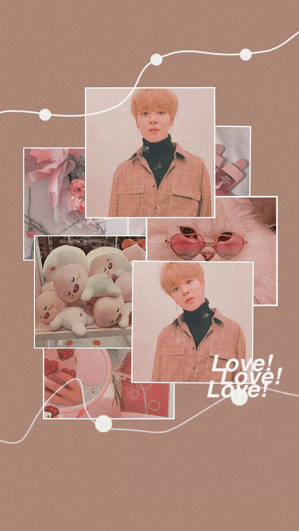 Peach Aesthetic Jimin Wallpaper