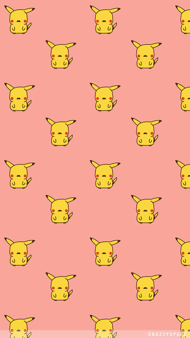 Peach Pikachu Iphone Wallpaper