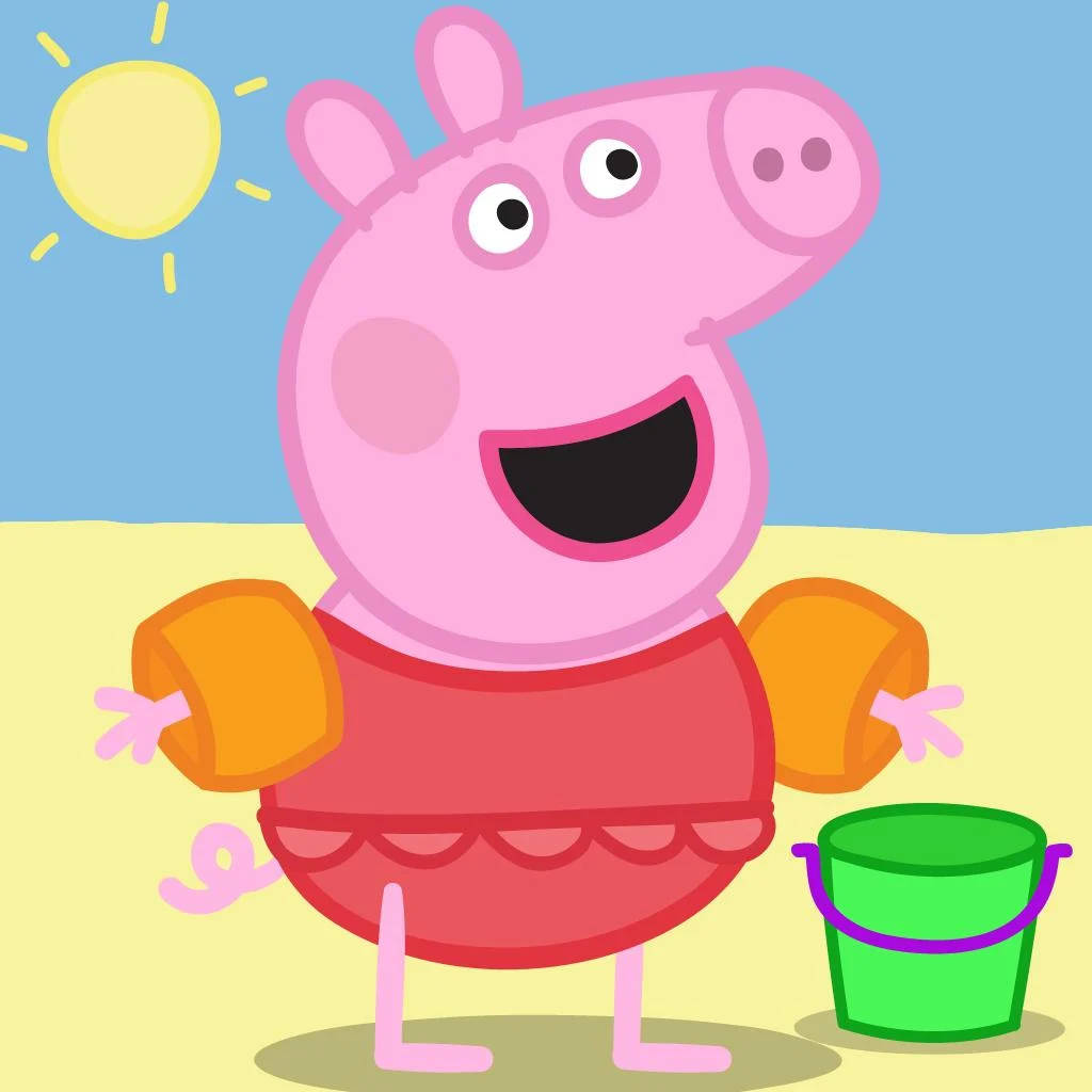 Peppa Pig Ipad Swimsuit Wallpaper