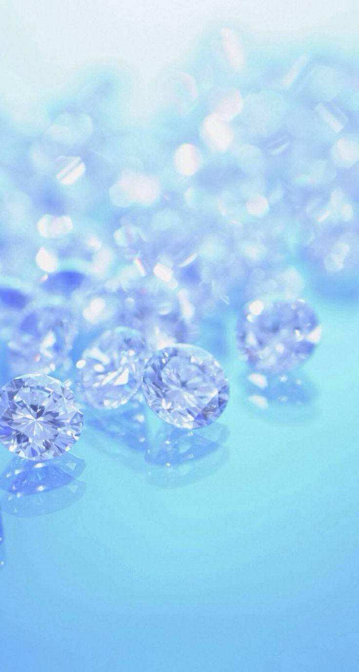 Periwinkle Aesthetic Diamonds Wallpaper