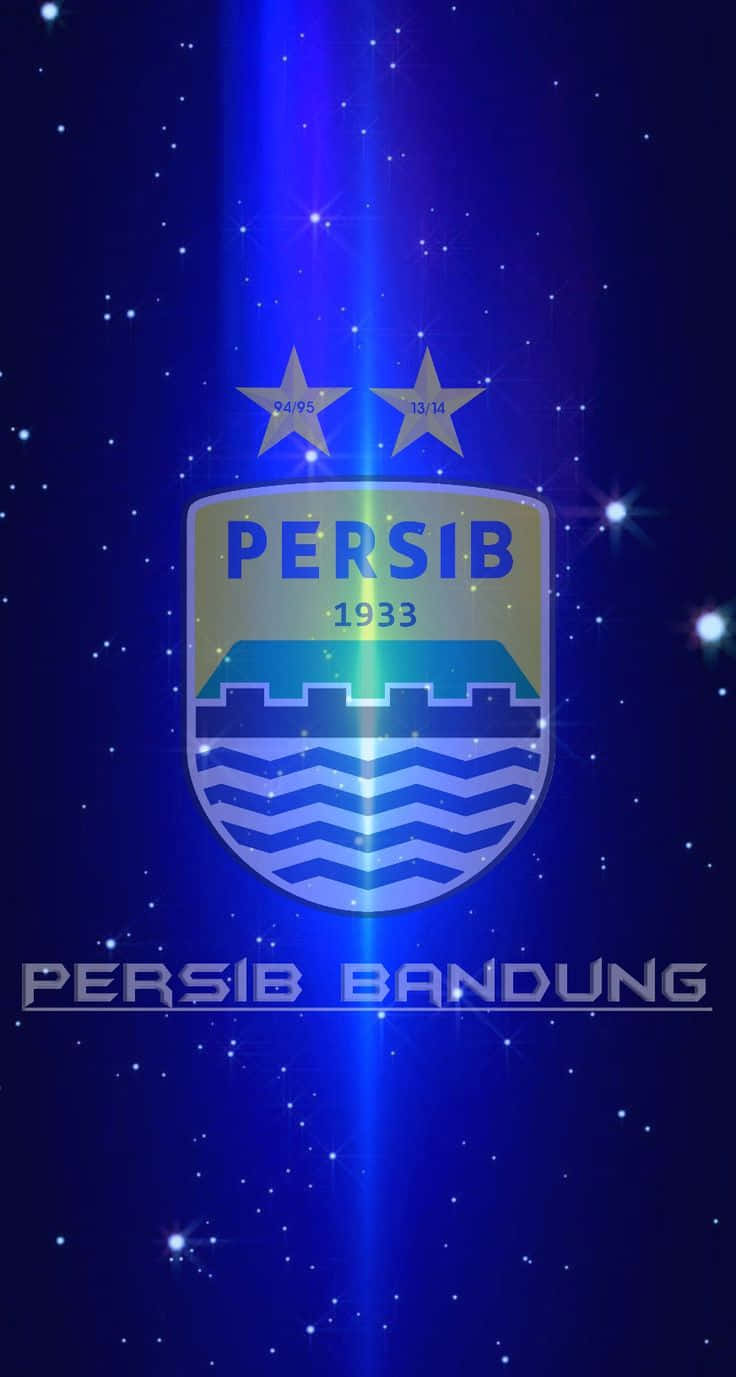 Persib Bandung Logo Starry Background Wallpaper