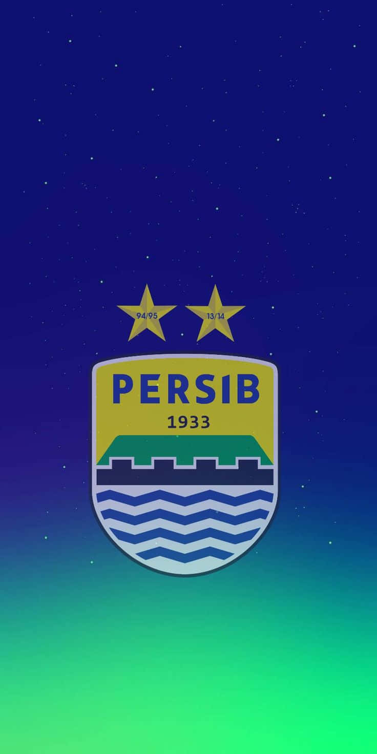 Persib Bandung Logo Starry Background Wallpaper