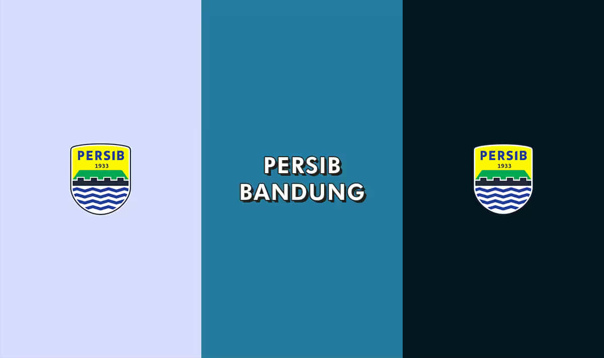 Persib Bandung Logoand Text Wallpaper