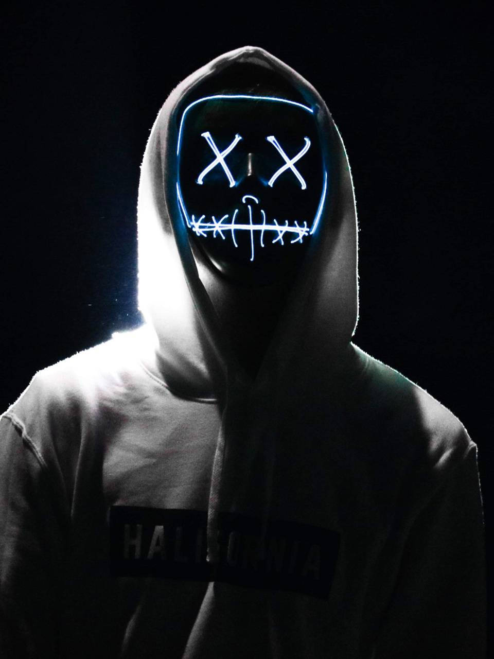 Person Hacker Mask Wallpaper