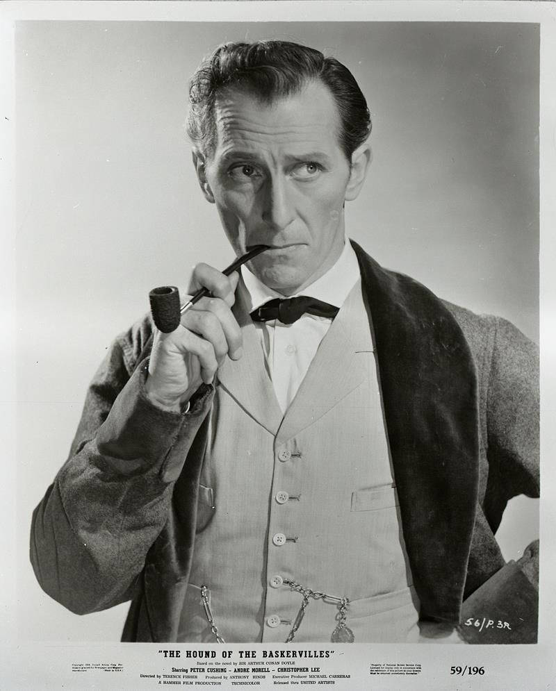 Peter Cushing Sherlock Holmes 1965 Wallpaper