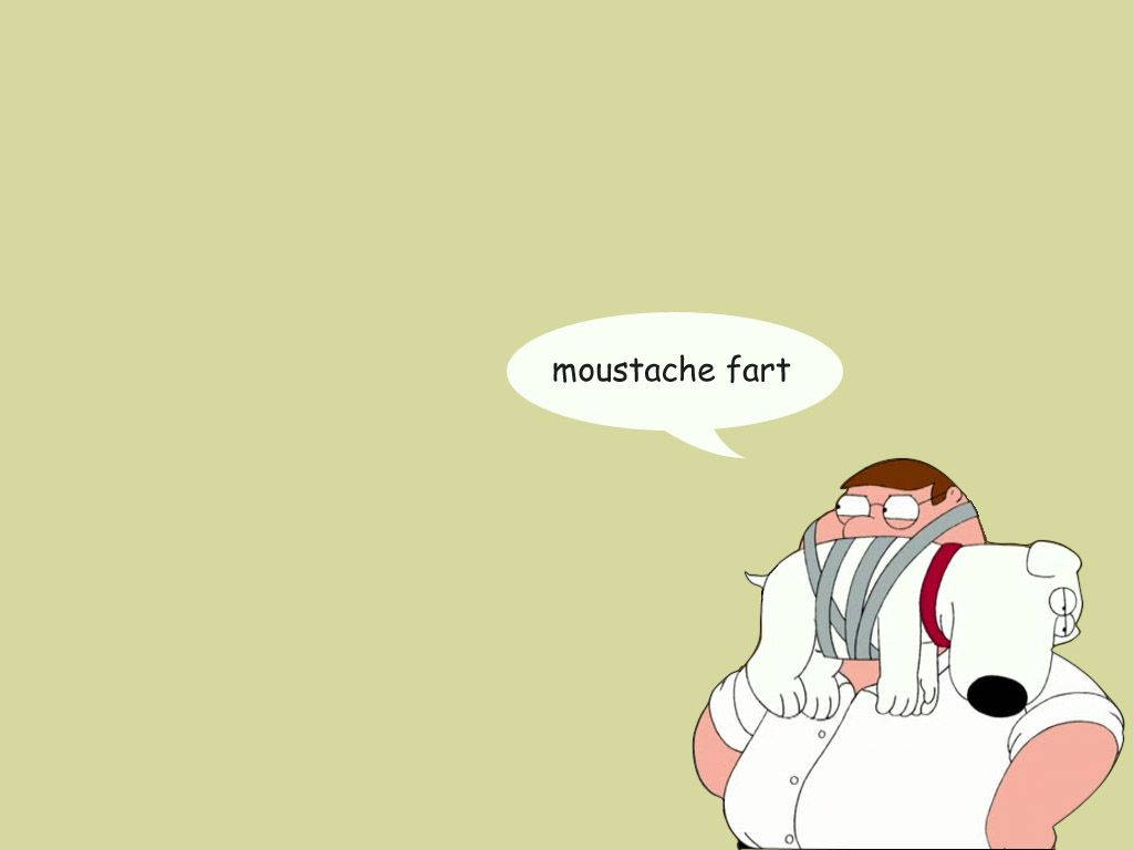 Peter Griffin Moustache Fart Wallpaper