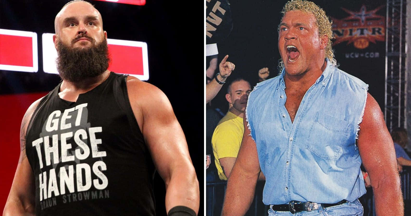 Photo Edit Of Sid Vicious And Braun Strowman Wallpaper