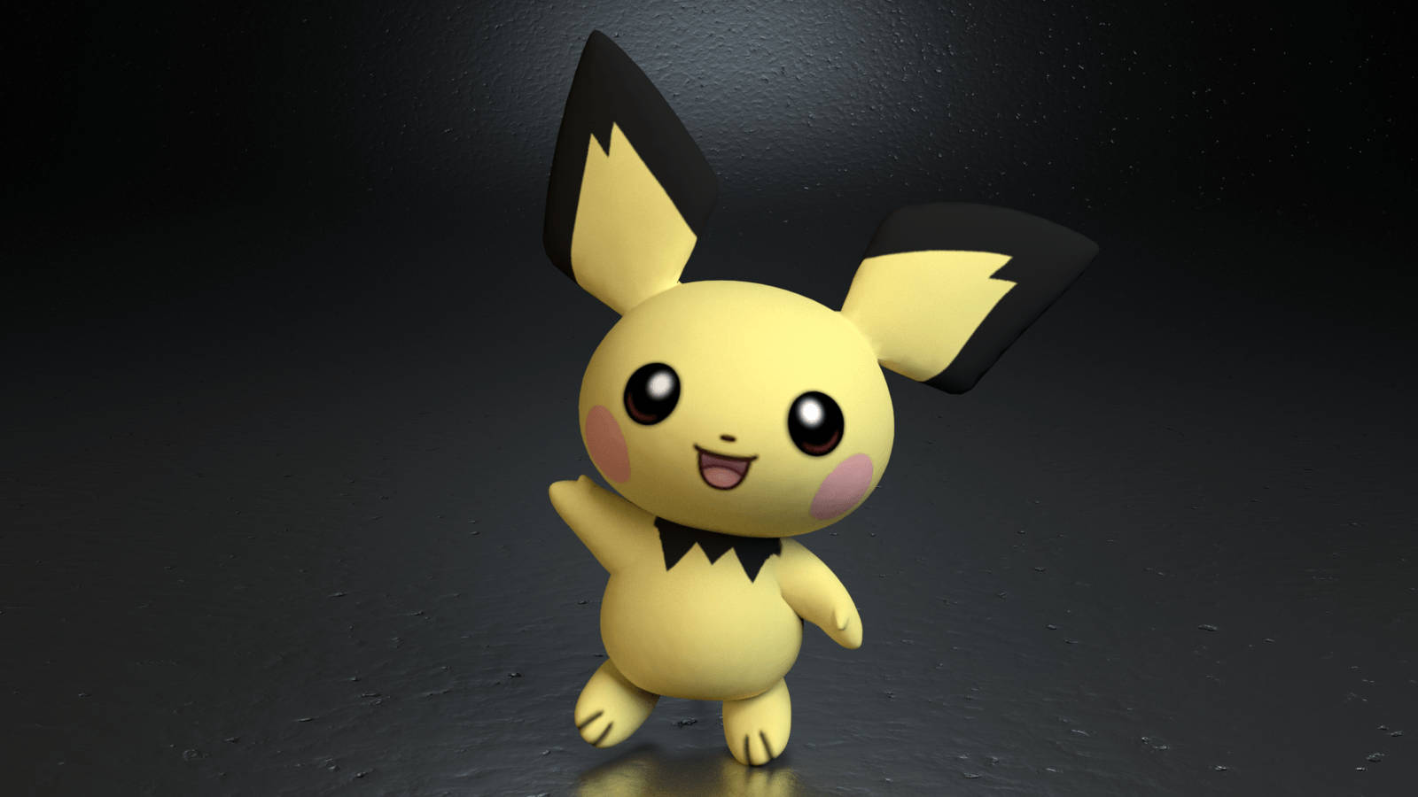 Pichu In 3d Wallpaper