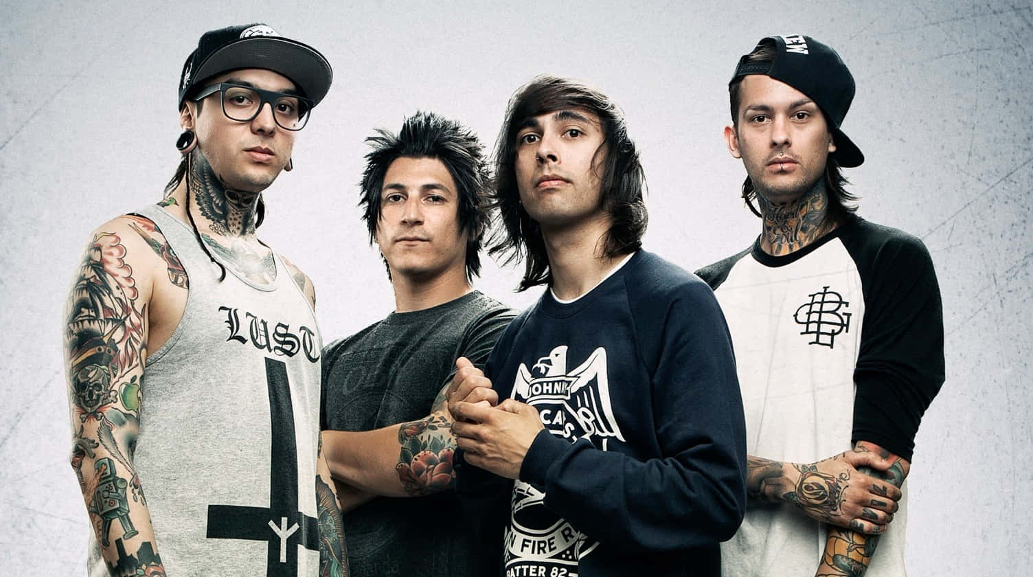 Pierce The Veil Band Portrait Wallpaper