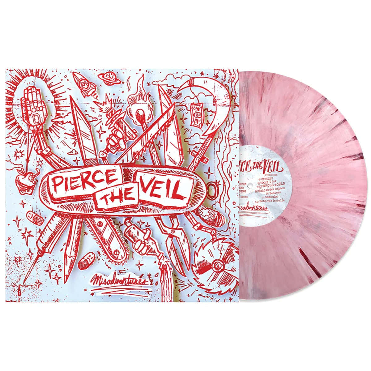 Pierce The Veil Misadventures Vinyl Wallpaper