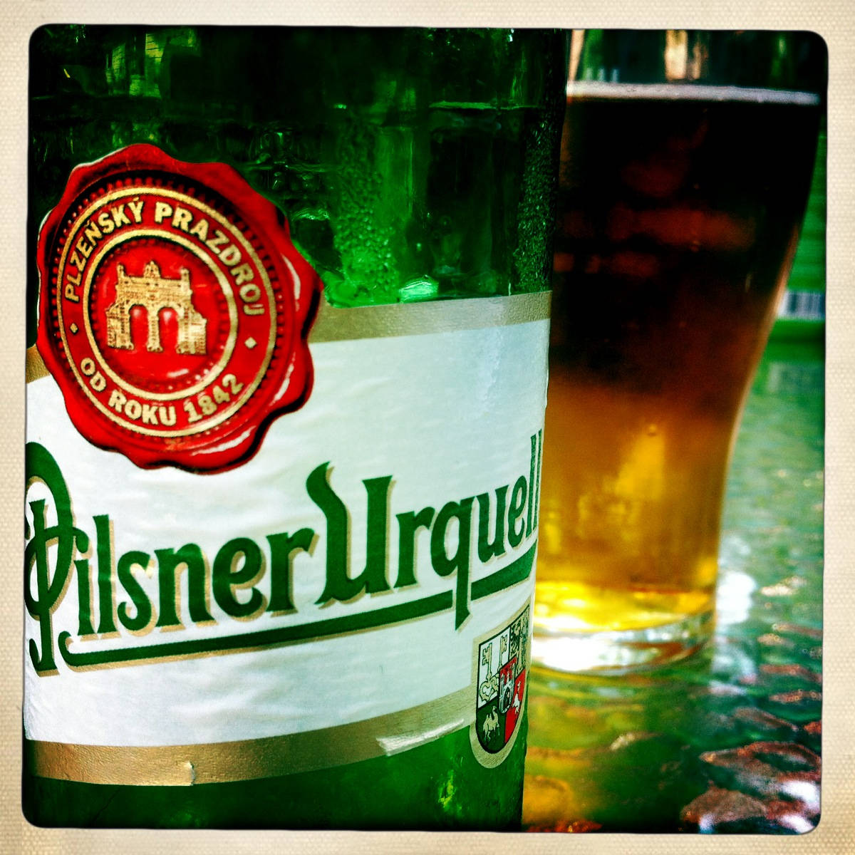 Pilsner Urquell Close Up Wallpaper