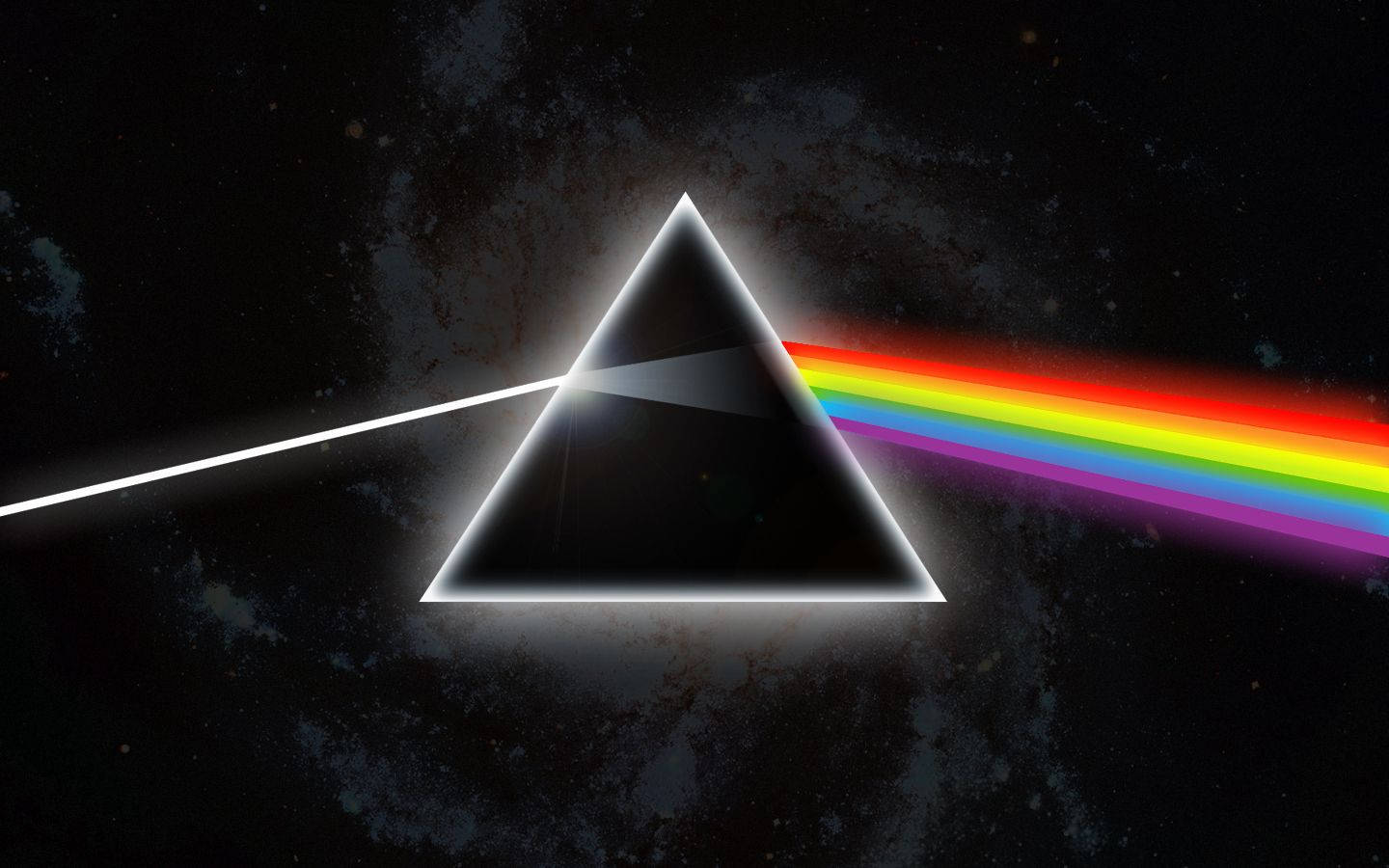 Pink Floyd Iconic Triangle Design Wallpaper