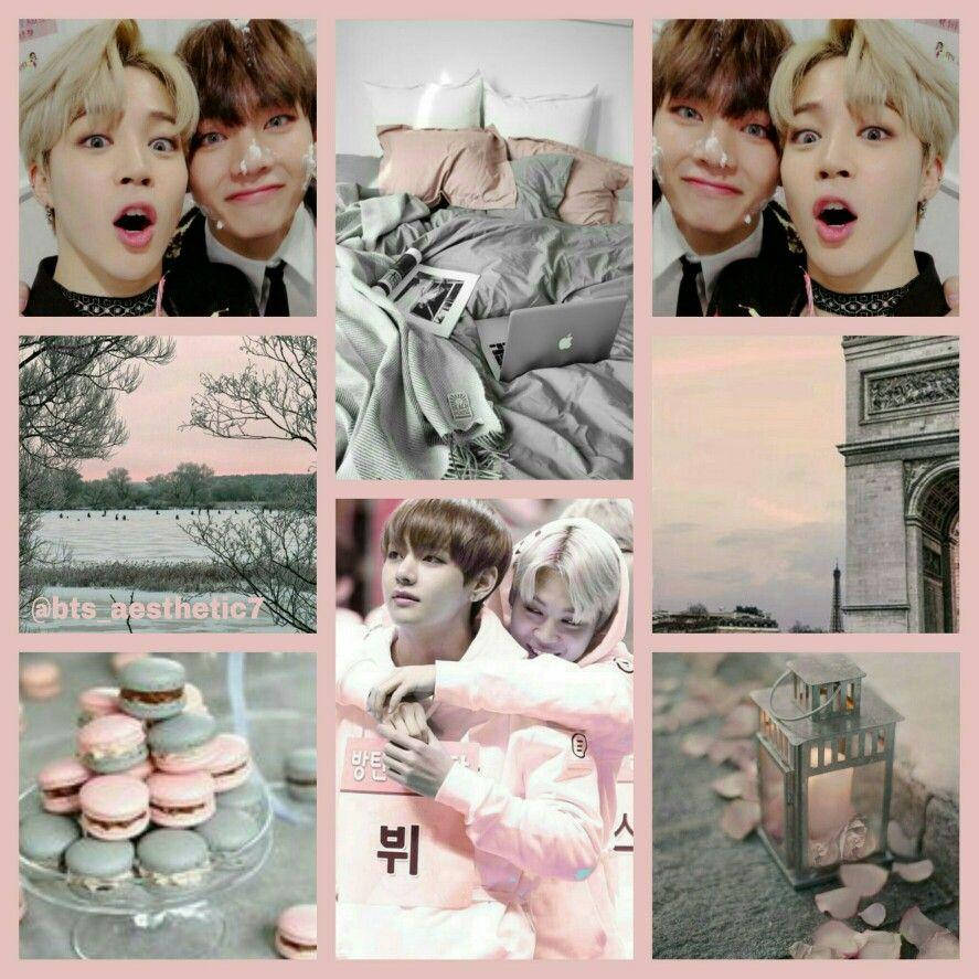 Pink Gray Vmin Wallpaper