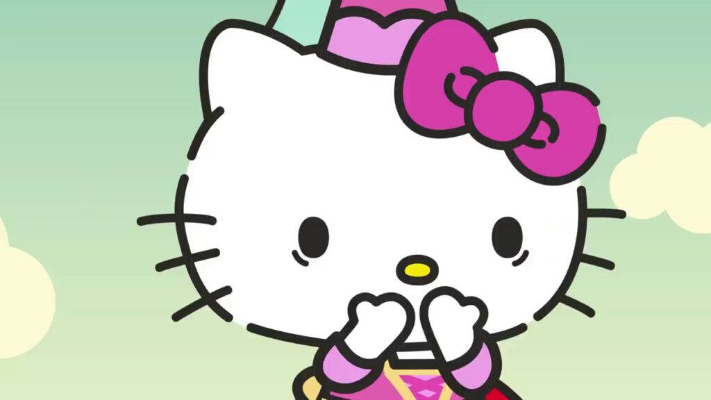 Pink Hat Hello Kitty Pfp Wallpaper