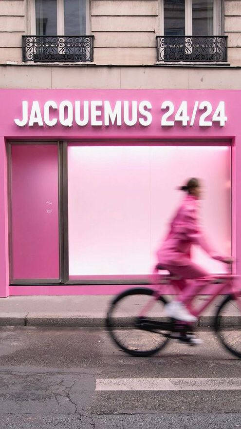 Pink Jacquemus Aesthetic Wallpaper