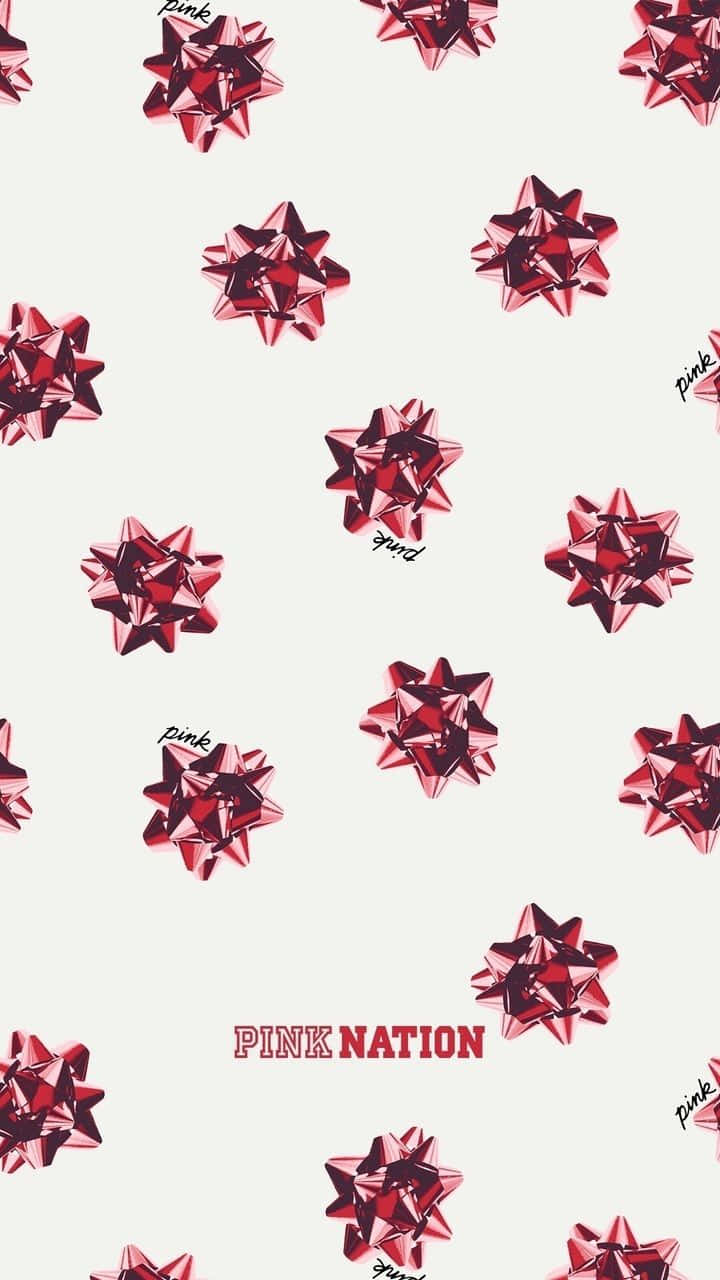 Pink Nation Red Ribbon Displays Digital Art Wallpaper