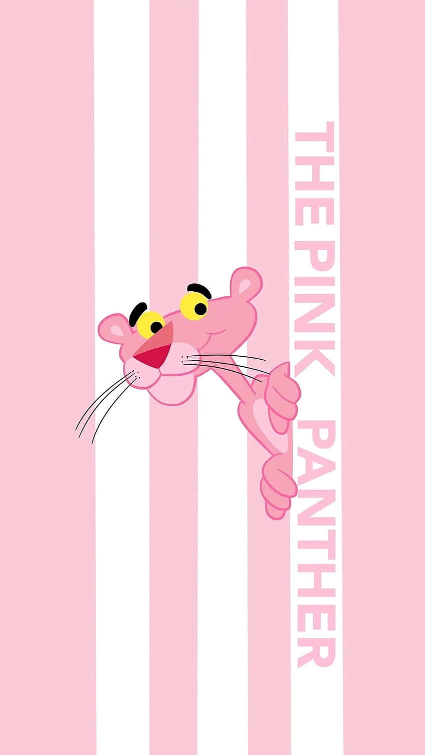 Pink Panther Peeking Wallpaper