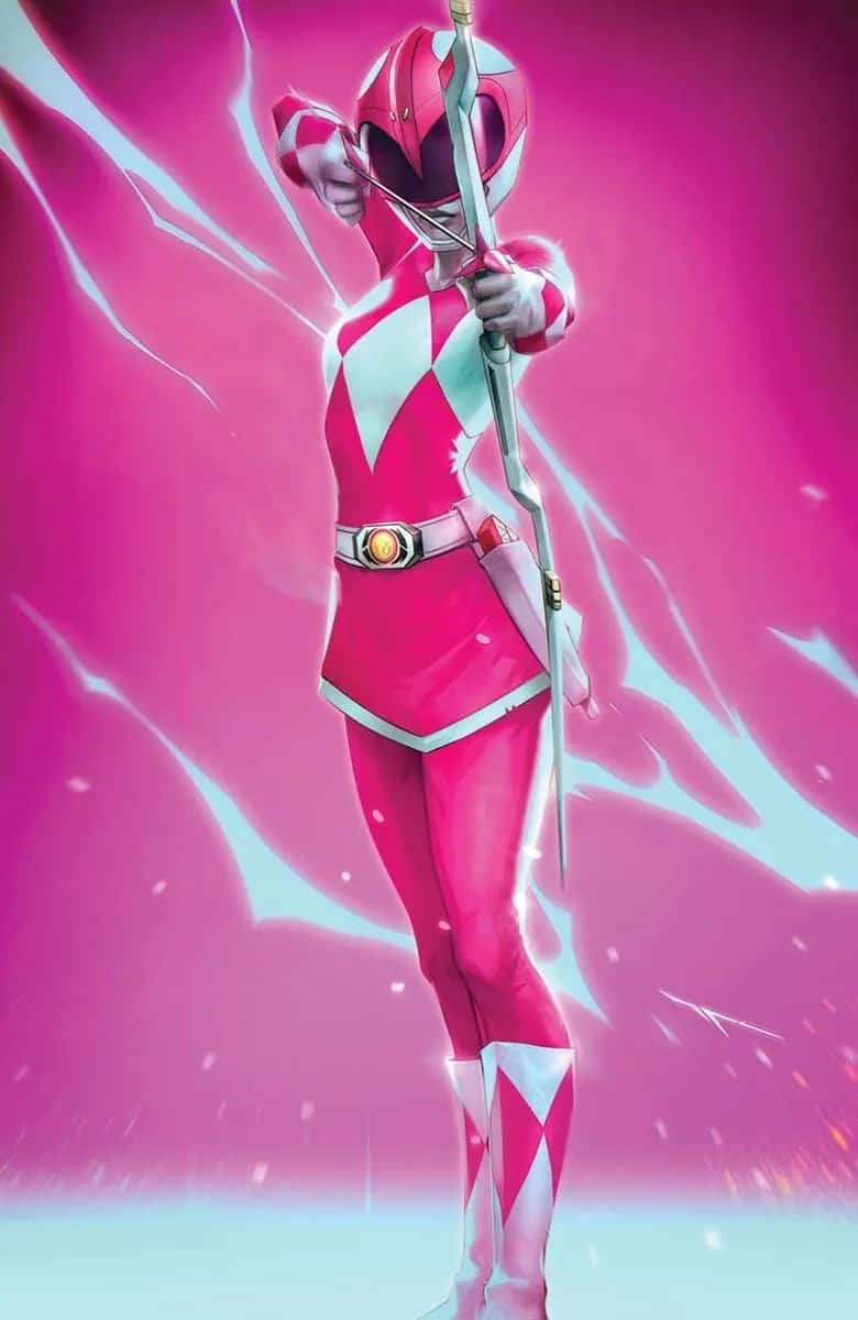 Pink Ranger Power Pose Wallpaper