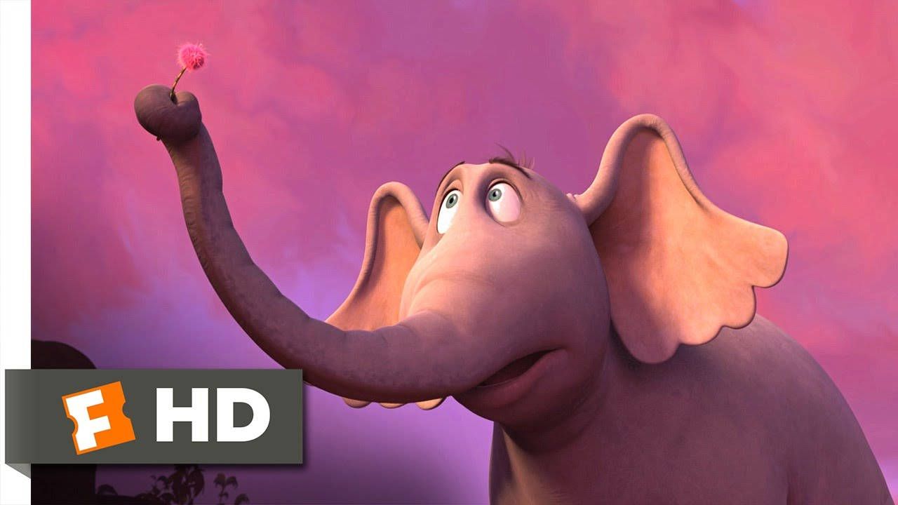 Pink Sky Horton Hears A Who Wallpaper