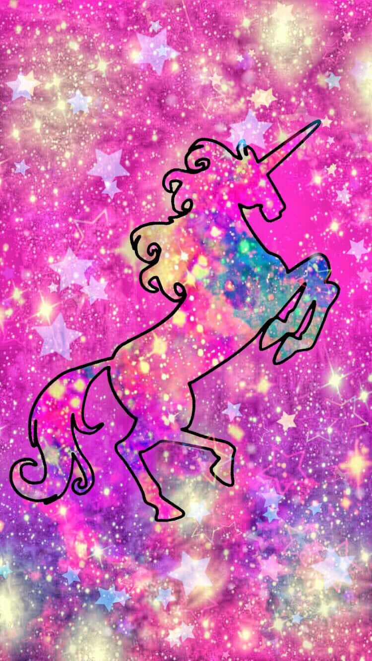 Pink Unicorn 750 X 1334 Wallpaper