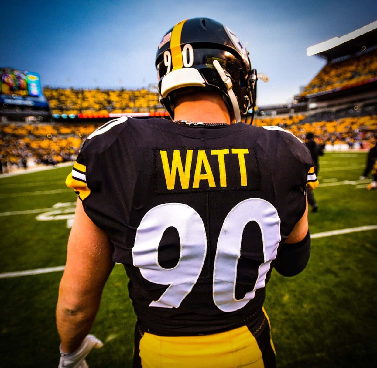 Pittsburgh Steelers Linebacker T.j Watt Wallpaper