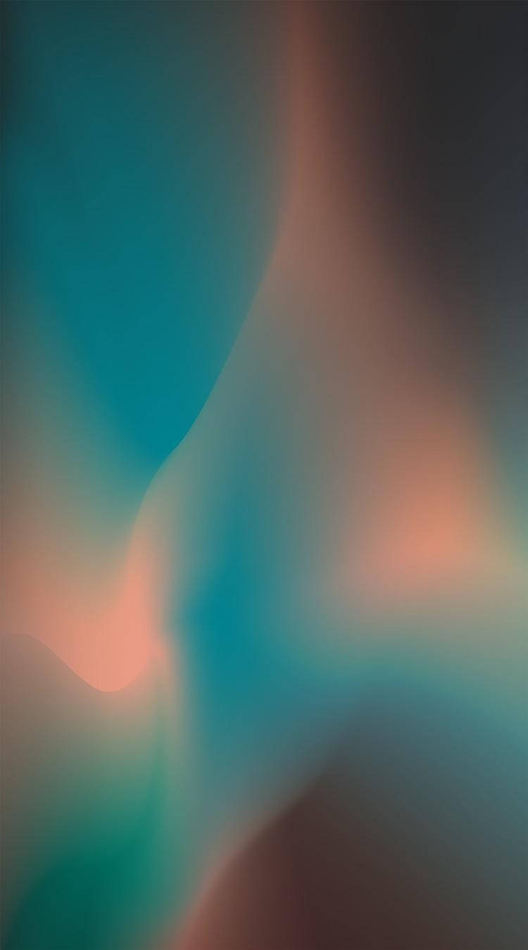 Pixel 4 Blue And Peach Hue Wallpaper