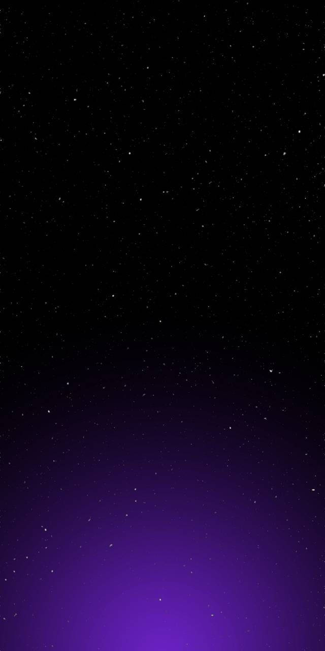 Plain Black Purple Starry Iphone Wallpaper