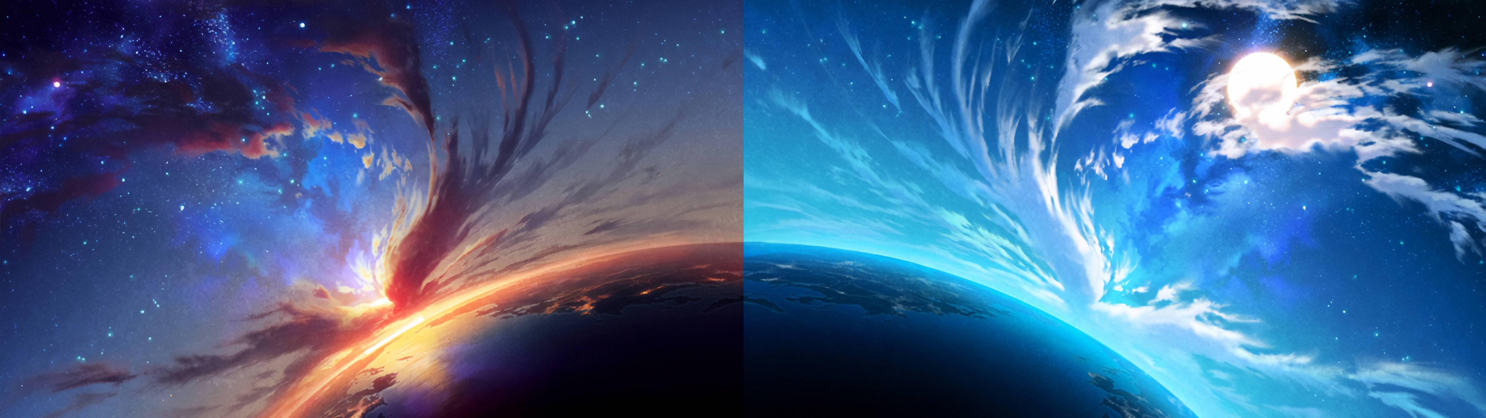 Planet Time Zones Wallpaper