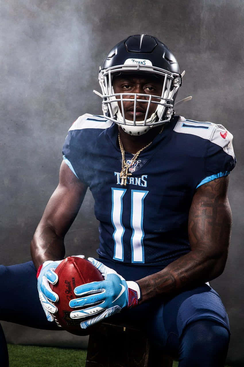 Player Portrait Aj Brown Wallpaper