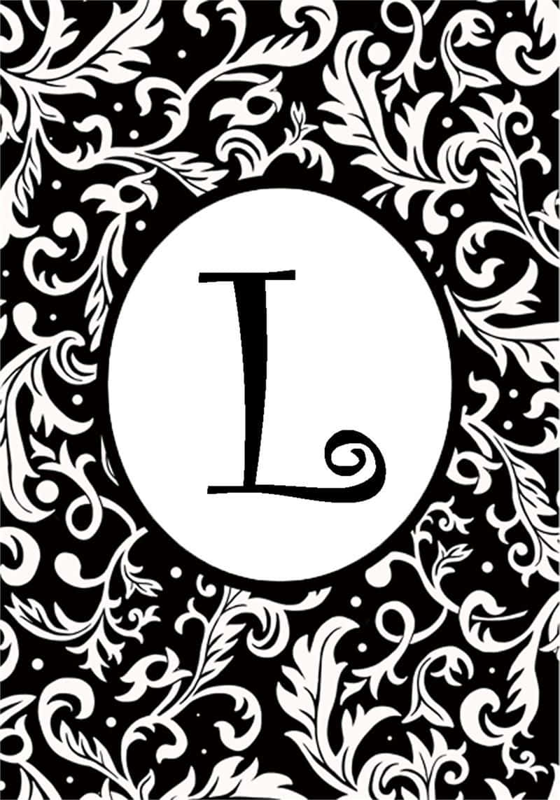 Playful Letter L Initial Wallpaper