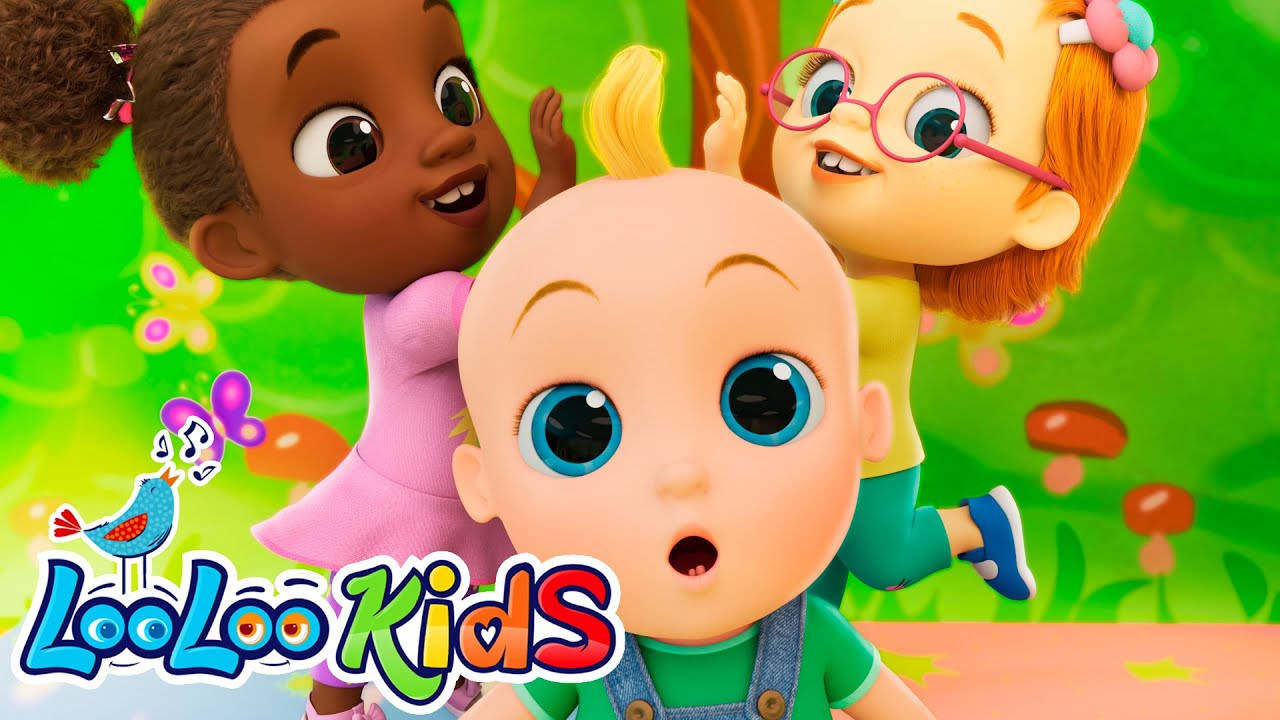 Playing Looloo Kids Babies Wallpaper