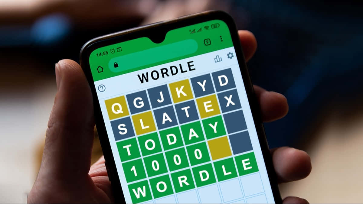 Playing Wordleon Smartphone Wallpaper