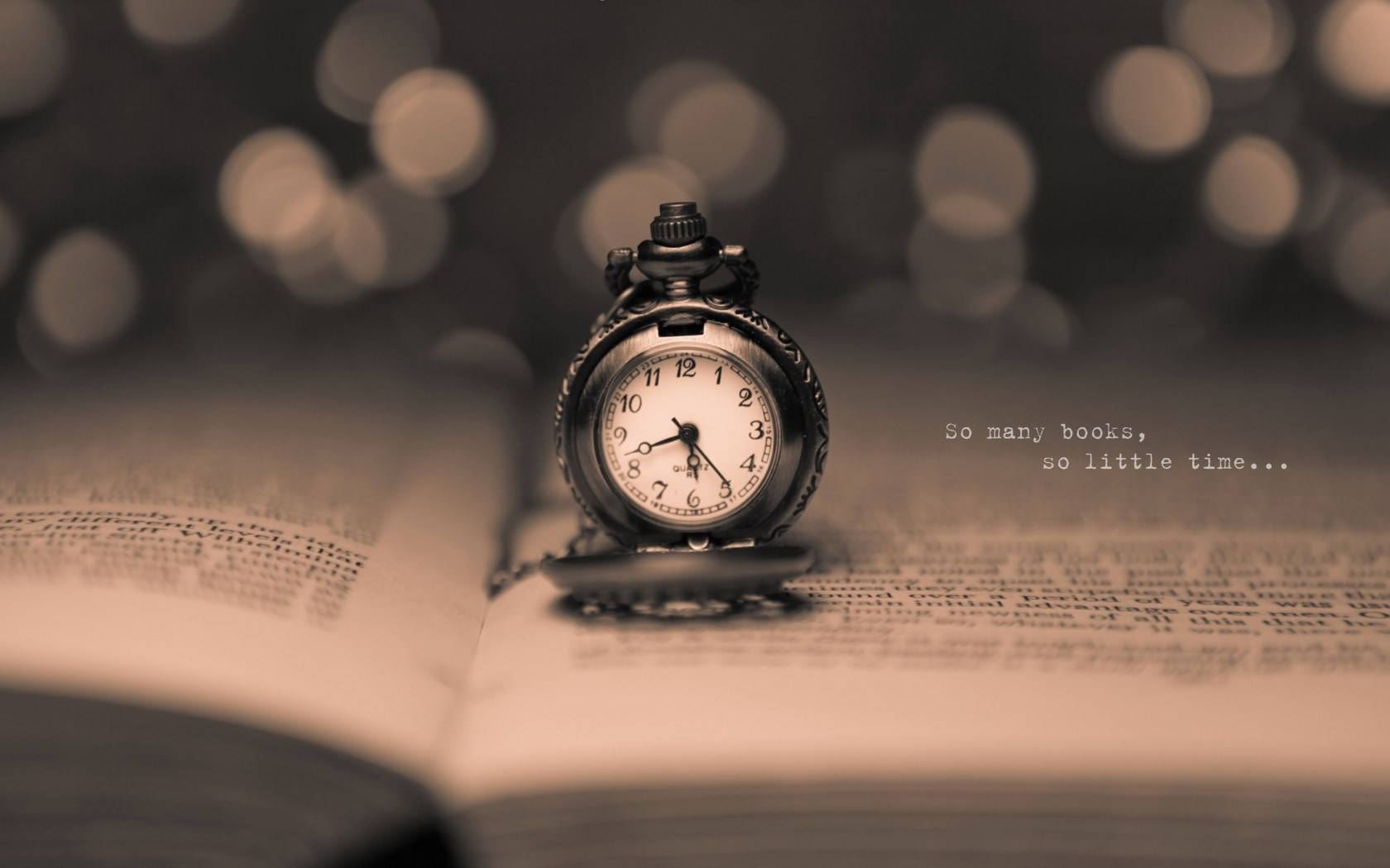 Pocketwatch On Book Wallpaper