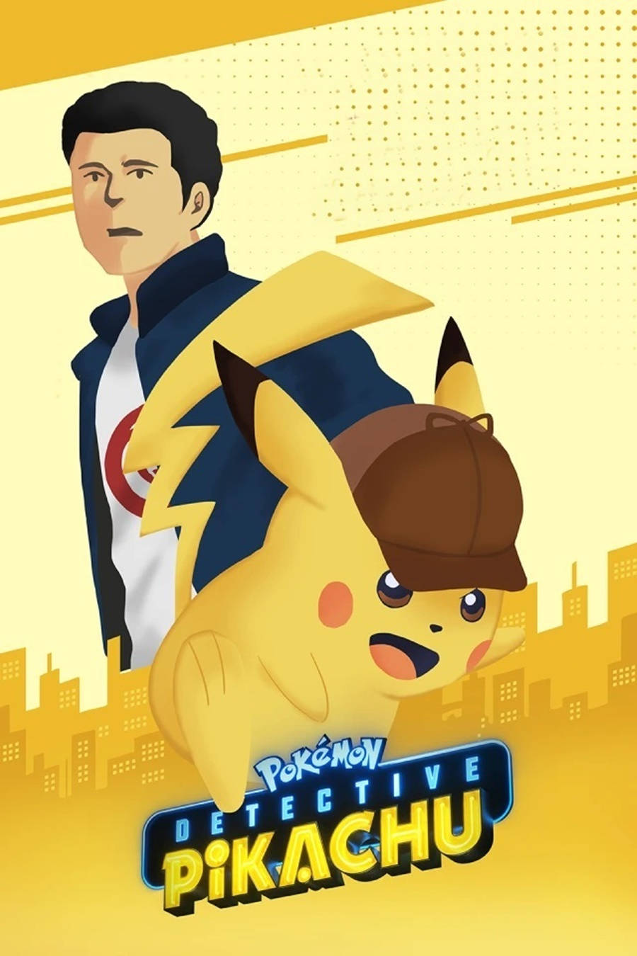 Pokemon Detective Pikachu Fanart Wallpaper