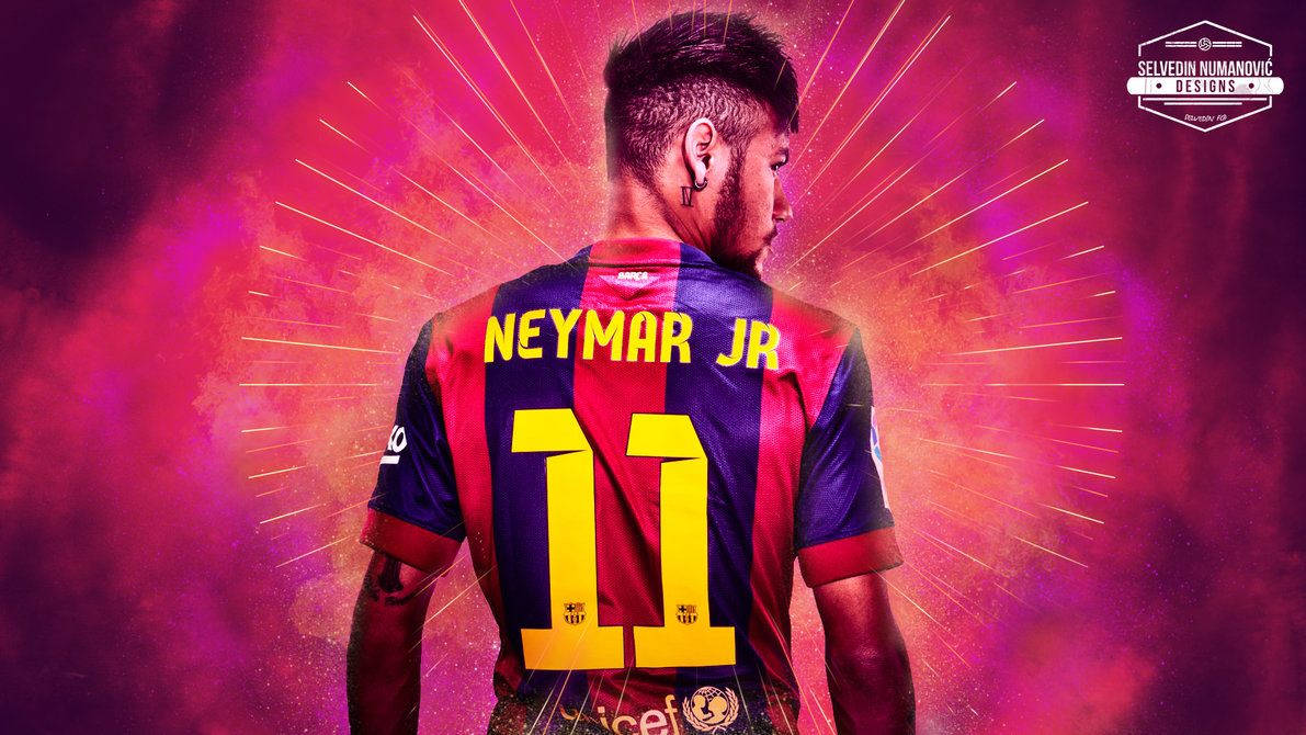 Pop Artistic Neymar Jr Artwork Wallpaper