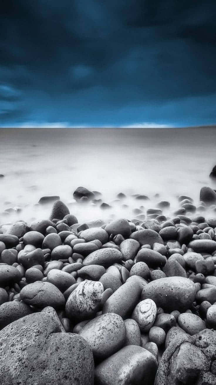 Portrait Photography Close Up Beach Pebbles Wallpaper