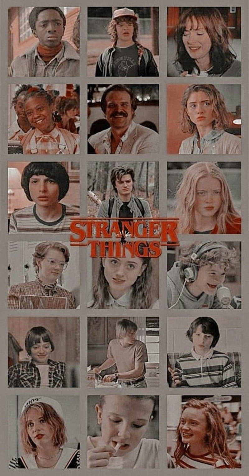 Portrait Stranger Things Aesthetic Wallpaper