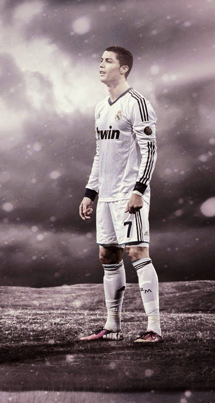 Portuguese Professional Footballer Cristiano Ronaldo Sports Iphone Wallpaper