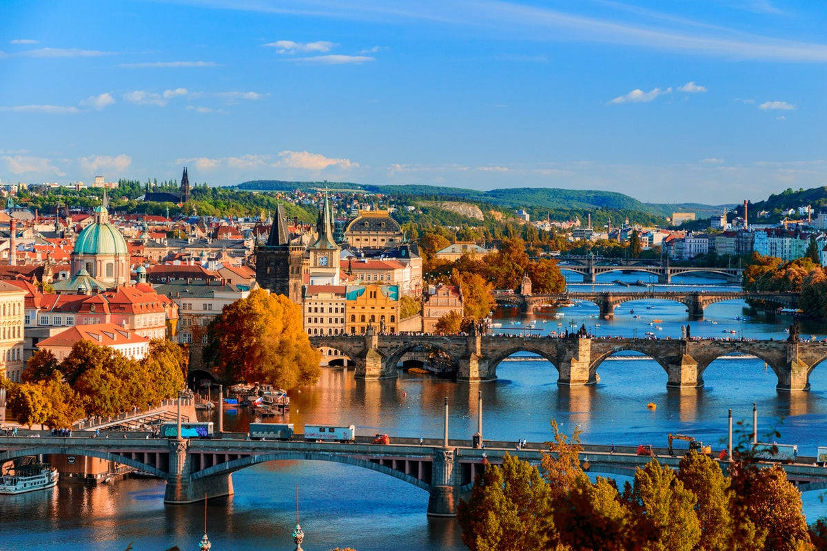 Prague And Bridges Wallpaper