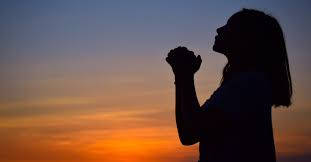 Prayer Long Hair Woman Sunset Wallpaper