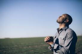 Prayer Man Praying Grassland Wallpaper