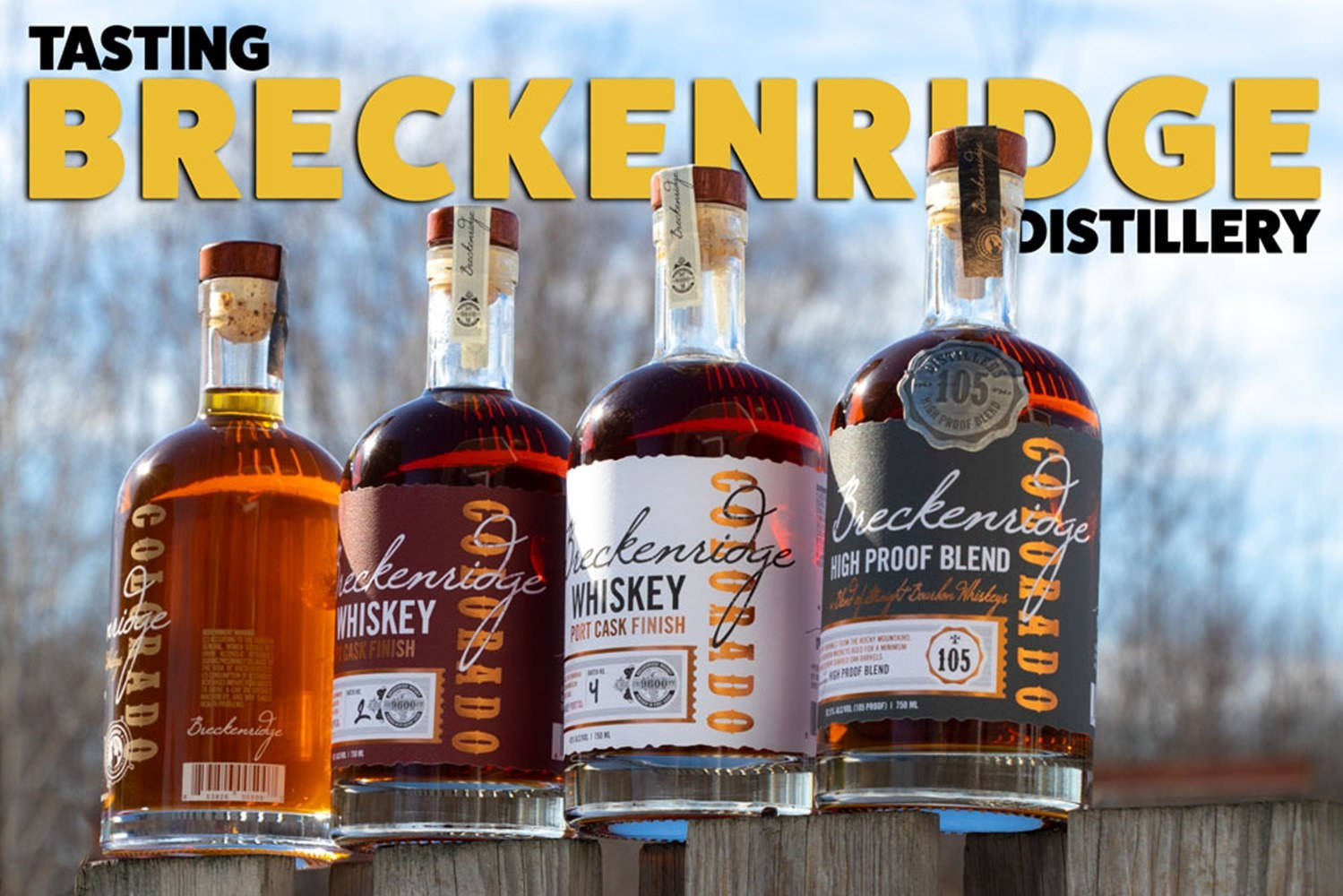 Premium Spirits From Breckenridge Distillery Wallpaper