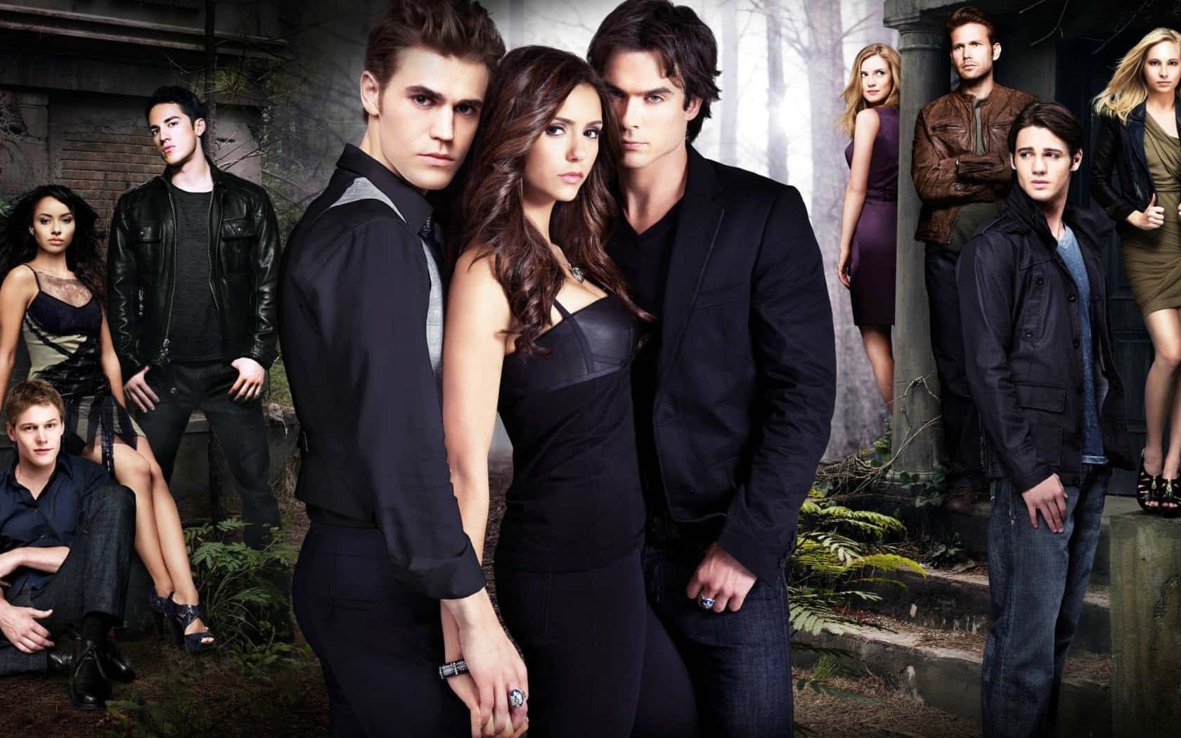 Prepare To Be Charmed By Vampire Diaries Desktop Wallpaper