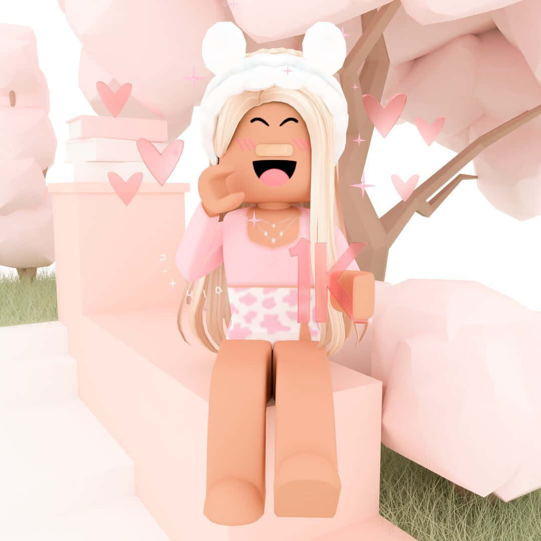 Preppy Roblox Sitting Wallpaper